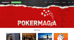 Desktop Screenshot of pokermagia.com