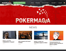 Tablet Screenshot of pokermagia.com